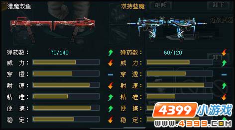 4399生死狙击猎魔双鱼武器个人解析