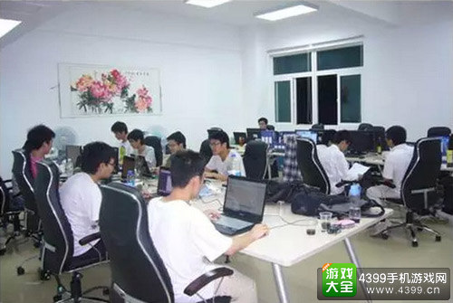 初创阶段简陋的办公场地