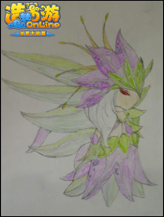洪荒大劫篇手绘芙蓉仙子-4399马浩