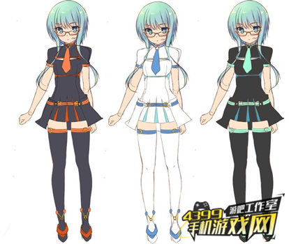 IT拟人中的IP娘服装设定稿