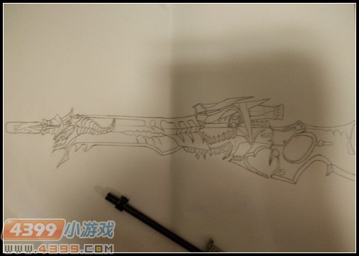 生死狙击玩家手绘—炎魔咆哮吧