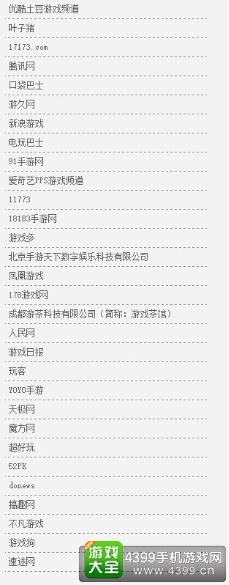 游戏十强评选