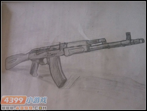 生死狙击玩家手绘—Ak74 
