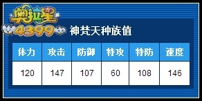 奥拉星神梵天种族值解析