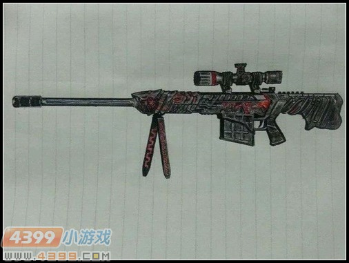 生死狙击玩家手绘—巴雷特-毁灭