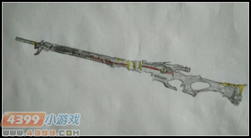 生死狙击玩家手绘—帅气炎魔咆哮