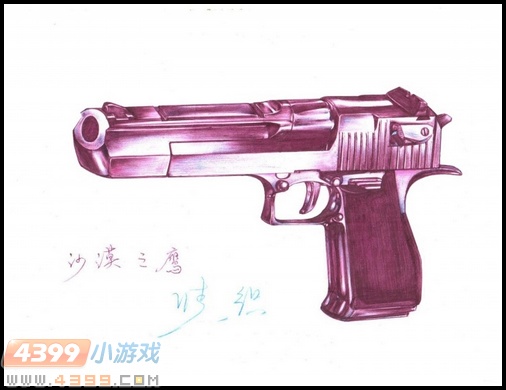 生死狙击玩家手绘—珍藏版沙漠之鹰 