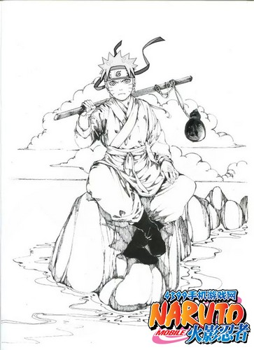 总感觉鸣人的眼神很中二~