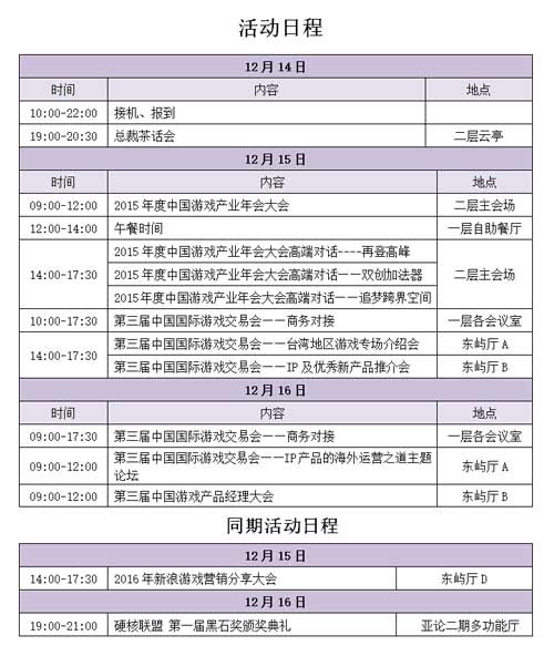 游戏产业年会