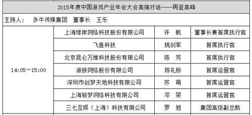 游戏产业年会
