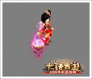 大话西游手游未转角色神兵满宝石效果图