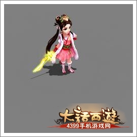 大话西游手游未转角色神兵满宝石效果图