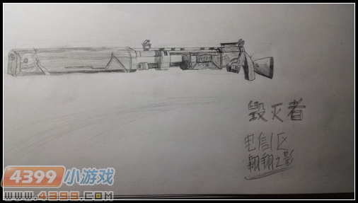 生死狙击玩家手绘—毁灭者