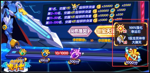 龙斗士防御君王超钢铁剑皇 觉醒+7战力爆表