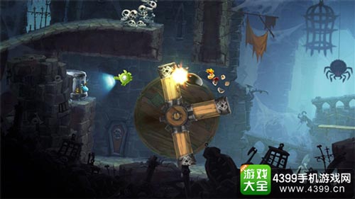 昏暗阴森的游戏场景
