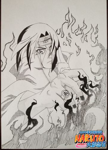 火影忍者手游手绘