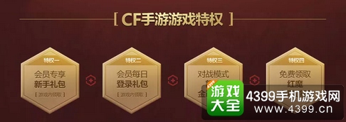 CF手游QQ会员特权