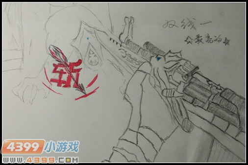 生死狙击玩家手绘—斩杀boss 