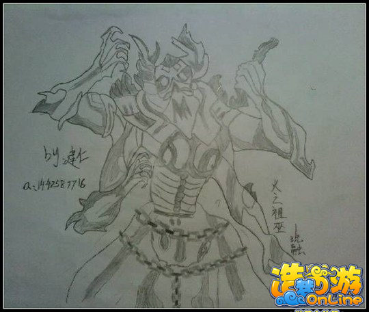 洪荒大劫篇手绘火之祖巫-4399建仁