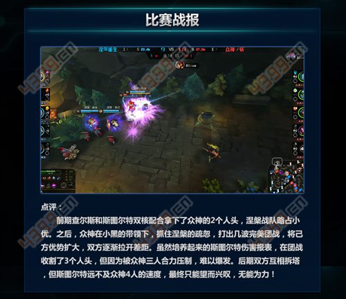 自由之战赛报