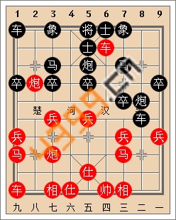 天天象棋开局实战解析中炮对屏风马