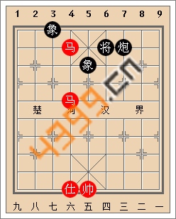 天天象棋残局实战解析以马砍兵炮象护驾