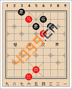 天天象棋残局实战解析以马砍兵炮象护驾