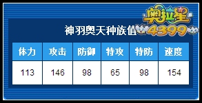 奥拉星神羽奥天种族值解析