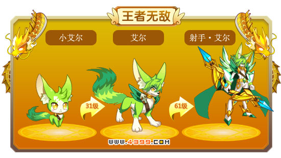 龙斗士射手·艾尔技能表 射手艾尔图鉴