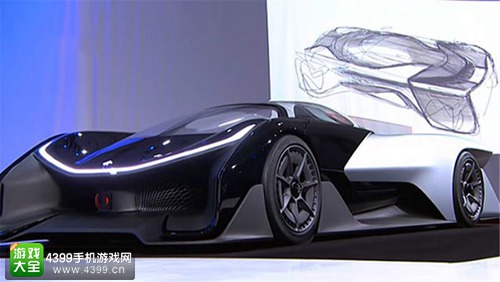 狂拽酷炫! 乐视超级概念汽车FF zero1亮相CES2016
