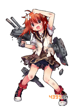 战舰少女r阳炎大破