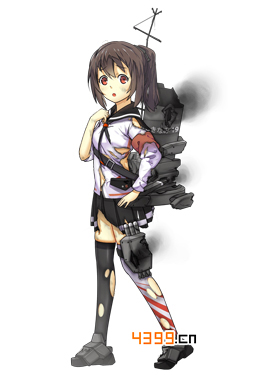 战舰少女r敷波大破