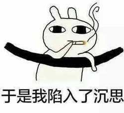 于是我陷入了沉思