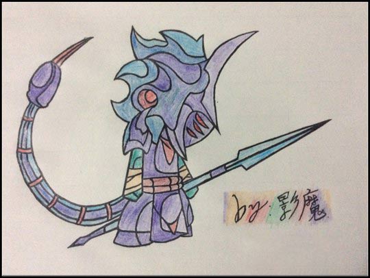洪荒大劫篇手绘卞城王-4399影魔