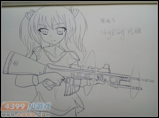 生死狙击玩家手绘—瑞秋女神
