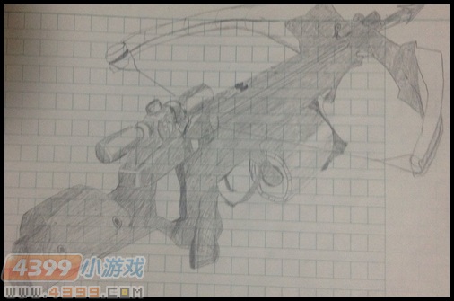 生死狙击玩家手绘—黄金弩箭