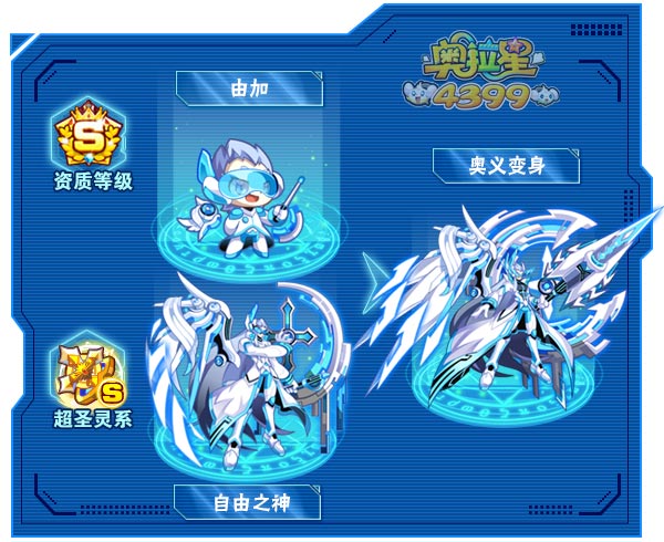 奥拉星自由之神图鉴