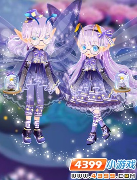 小花仙镜中紫套装 展示