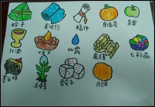 洪荒大劫篇手绘萌版道具材料-4399通天