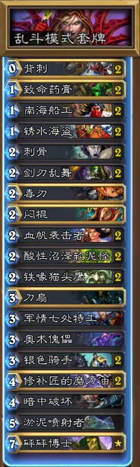 炉石传说布林顿的狂野派对卡组