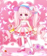 奥比岛粉色可爱女孩
