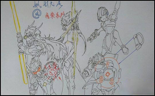 洪荒大劫篇未来战士五师徒-4399妖羽九尾