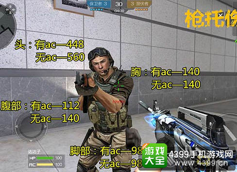 穿越火线(荒岛特训上线)M4A1雷神伤害测试