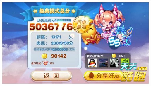 天天酷跑金猪兜兜万米测试 金猪兜兜好不好