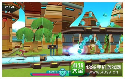 目标锁定点击跳跃