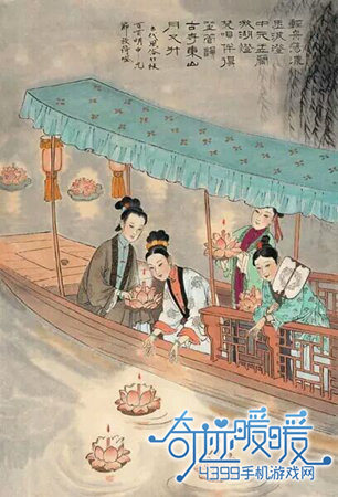 奇迹暖暖放河灯