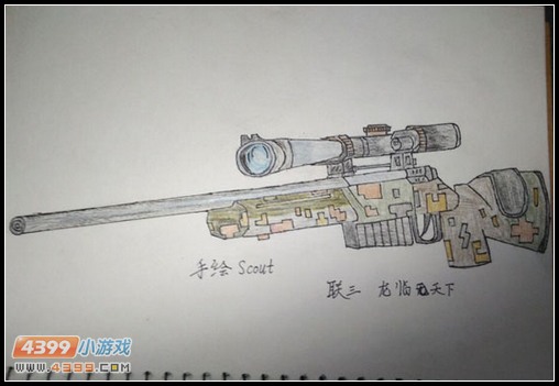 生死狙击玩家手绘-Scout的觉醒
