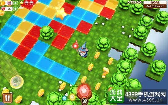 收集地图中的星星