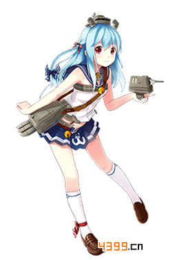 战舰少女r吹雪立绘
