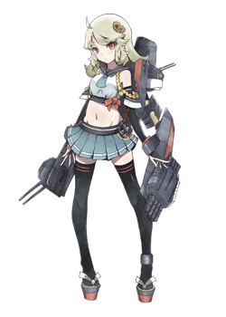 战舰少女r凉月立绘